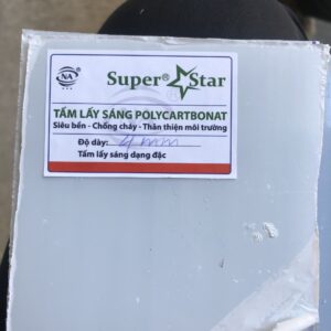 polycarbonate super star 4mm