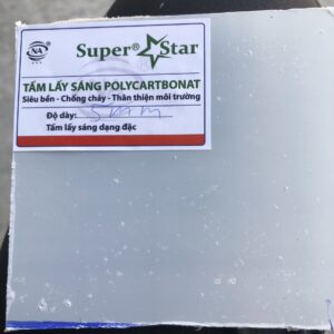 Polycarbonate super star 5mm